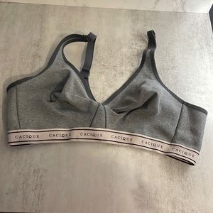 Cacique grey bra, size 44c